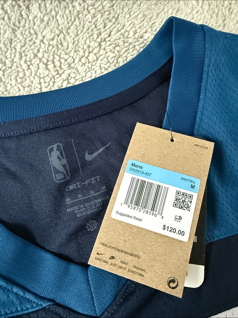 Minnesota Timberwolves #5 Anthony Edwards NBA Icon Edition Nike Swingman Jersey - Picture 4 of 9